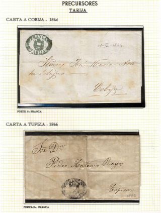 BOLIVIEN: POSTGESCHICHTE - VORPHILATELIE 1793-1867 – Blatt 64