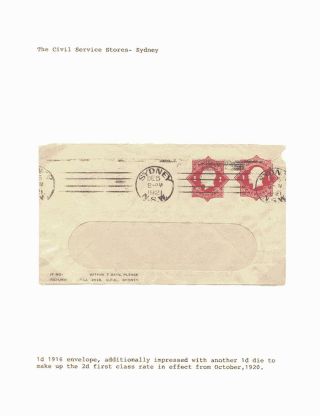 MEHR ALS EIN - MEHRFACHE WERTSTEMPELN AUF DIE UMSCHLÄGE DES AUSTRALISCHEN BUND 1918-1947 – Blatt 9
