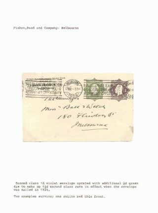 MEHR ALS EIN - MEHRFACHE WERTSTEMPELN AUF DIE UMSCHLÄGE DES AUSTRALISCHEN BUND 1918-1947 – Blatt 11