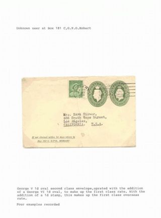 MEHR ALS EIN - MEHRFACHE WERTSTEMPELN AUF DIE UMSCHLÄGE DES AUSTRALISCHEN BUND 1918-1947 – Blatt 12