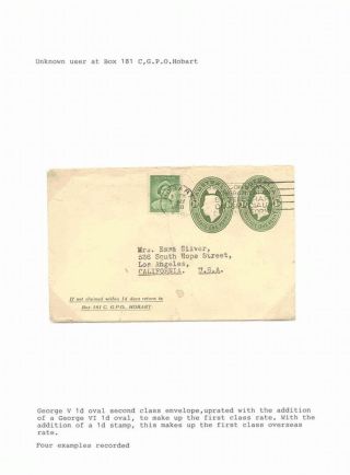 MEHR ALS EIN - MEHRFACHE WERTSTEMPELN AUF DIE UMSCHLÄGE DES AUSTRALISCHEN BUND 1918-1947 – Blatt 13