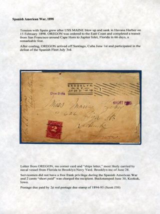 USS OREGON "BULDOG FLOTILY" – list 4