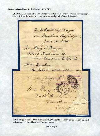 USS OREGON "BULDOG FLOTILY" – list 8
