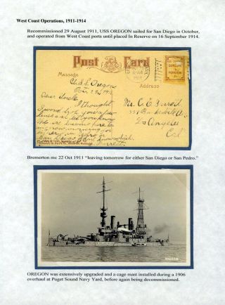 USS OREGON "BULDOG FLOTILY" – list 10