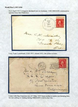 USS OREGON "BULDOG FLOTILY" – list 12