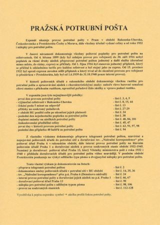 PRAGER ROHRPOST – Blatt 1