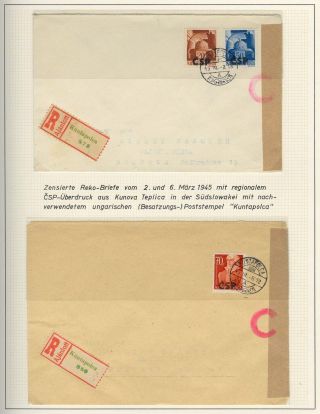 OPENING OF POSTAL OPERATIONS ON SLOVAK TERRITORY IN 1945 – sheet 8