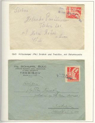 POSTBEGINN AUF SLOWAKISCHEM GEBIET AM 1945 – Blatt 56