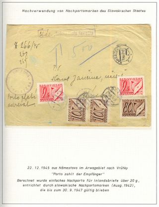 OPENING OF POSTAL OPERATIONS ON SLOVAK TERRITORY IN 1945 – sheet 67