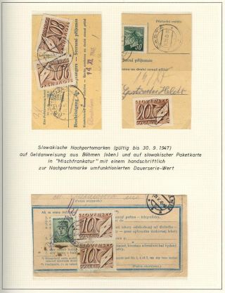 OPENING OF POSTAL OPERATIONS ON SLOVAK TERRITORY IN 1945 – sheet 73