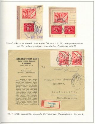 OPENING OF POSTAL OPERATIONS ON SLOVAK TERRITORY IN 1945 – sheet 76