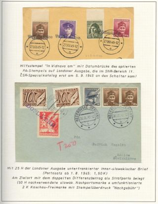 OPENING OF POSTAL OPERATIONS ON SLOVAK TERRITORY IN 1945 – sheet 79