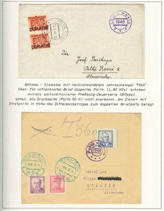 OPENING OF POSTAL OPERATIONS ON SLOVAK TERRITORY IN 1945 – sheet 80