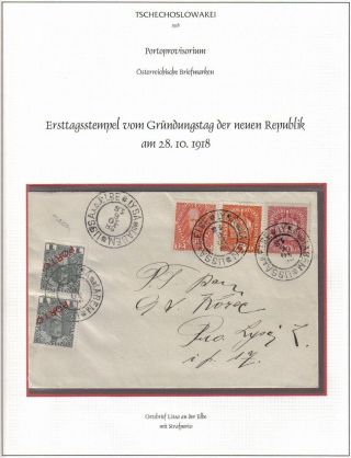 CZECHOSLOVAKIA: 1. REPUBLIC (1918-1939) IN THE MIRROR ITS STAMPS – sheet 3