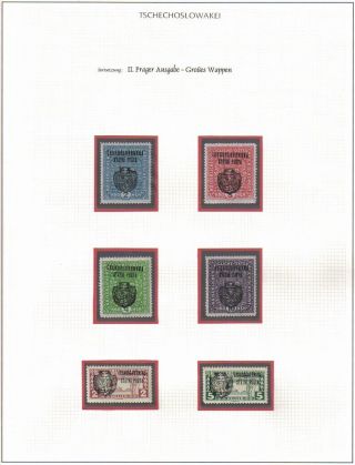 CZECHOSLOVAKIA: 1. REPUBLIC (1918-1939) IN THE MIRROR ITS STAMPS – sheet 8