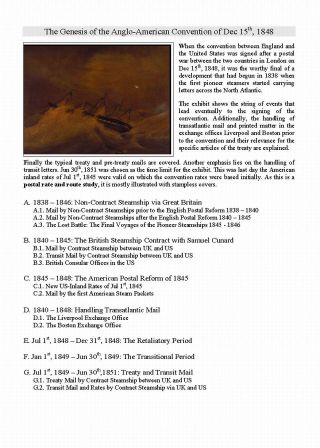 THE GENESIS OF THE ANGLO-AMERICAN CONVENTION OF DEC 15th, 1848 – sheet 1
