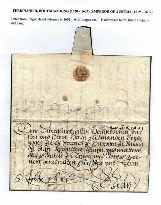 PRE-STAMP MAIL ON FUTURE CZECHOSLOVAK TERRITORY 1564-1850 – sheet 4