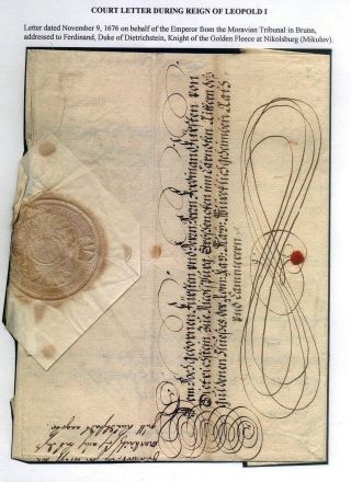 PRE-STAMP MAIL ON FUTURE CZECHOSLOVAK TERRITORY 1564-1850 – sheet 7