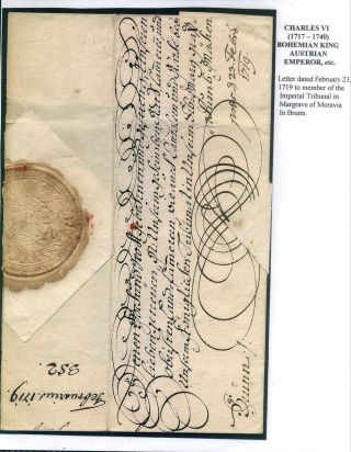 PRE-STAMP MAIL ON FUTURE CZECHOSLOVAK TERRITORY 1564-1850 – sheet 14