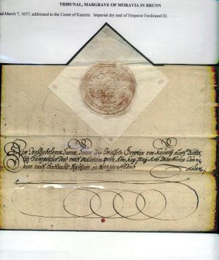 PRE-STAMP MAIL ON FUTURE CZECHOSLOVAK TERRITORY 1564-1850 – sheet 17