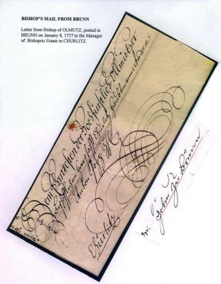 PRE-STAMP MAIL ON FUTURE CZECHOSLOVAK TERRITORY 1564-1850 – sheet 26