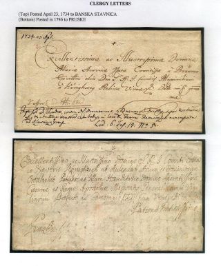 PRE-STAMP MAIL ON FUTURE CZECHOSLOVAK TERRITORY 1564-1850 – sheet 28