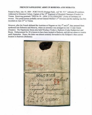 PRE-STAMP MAIL ON FUTURE CZECHOSLOVAK TERRITORY 1564-1850 – sheet 55