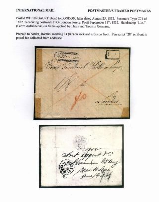 PRE-STAMP MAIL ON FUTURE CZECHOSLOVAK TERRITORY 1564-1850 – sheet 71