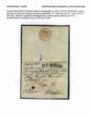 PRE-STAMP MAIL ON FUTURE CZECHOSLOVAK TERRITORY 1564-1850 – sheet 81