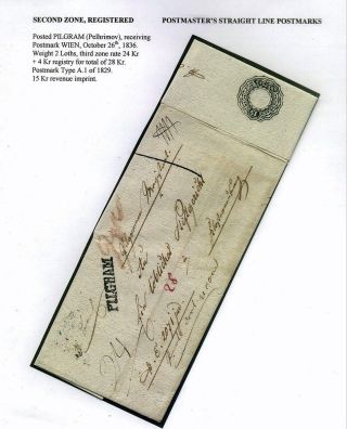 PRE-STAMP MAIL ON FUTURE CZECHOSLOVAK TERRITORY 1564-1850 – sheet 82