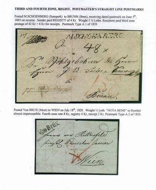 PRE-STAMP MAIL ON FUTURE CZECHOSLOVAK TERRITORY 1564-1850 – sheet 83