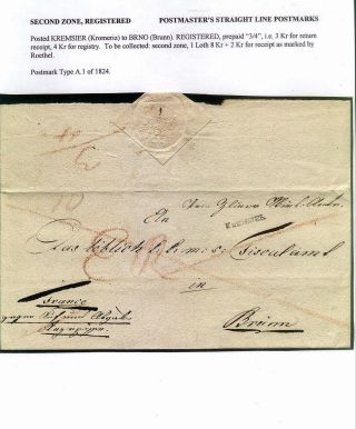 PRE-STAMP MAIL ON FUTURE CZECHOSLOVAK TERRITORY 1564-1850 – sheet 86