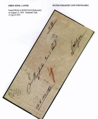 PRE-STAMP MAIL ON FUTURE CZECHOSLOVAK TERRITORY 1564-1850 – sheet 98
