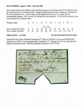 PRE-STAMP MAIL ON FUTURE CZECHOSLOVAK TERRITORY 1564-1850 – sheet 111