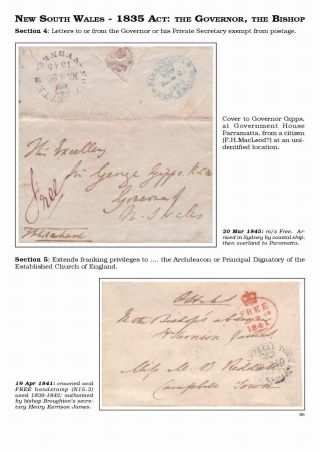 AUSTRALISCHE BERECHTIGTE POST 1830-1920 – Blatt 3
