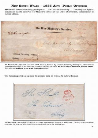 AUSTRALISCHE BERECHTIGTE POST 1830-1920 – Blatt 4
