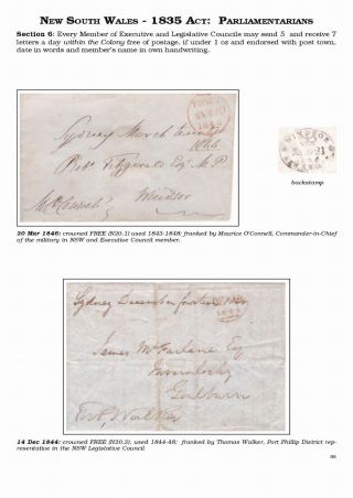 AUSTRALISCHE BERECHTIGTE POST 1830-1920 – Blatt 5