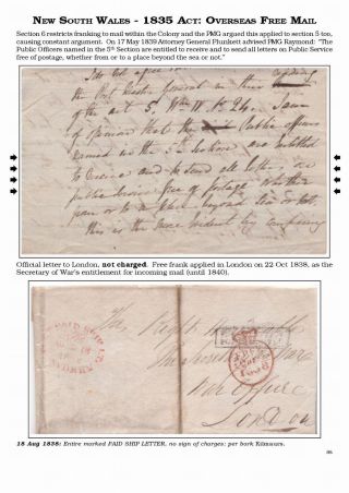 AUSTRALISCHE BERECHTIGTE POST 1830-1920 – Blatt 6