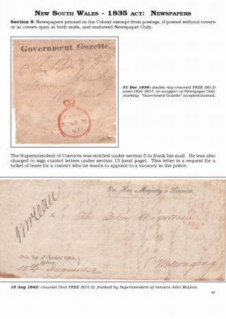 AUSTRALISCHE BERECHTIGTE POST 1830-1920 – Blatt 7