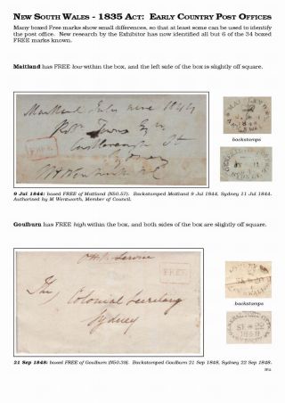 AUSTRALISCHE BERECHTIGTE POST 1830-1920 – Blatt 11