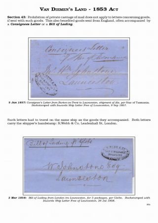 AUSTRALISCHE BERECHTIGTE POST 1830-1920 – Blatt 21