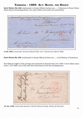 AUSTRALISCHE BERECHTIGTE POST 1830-1920 – Blatt 23