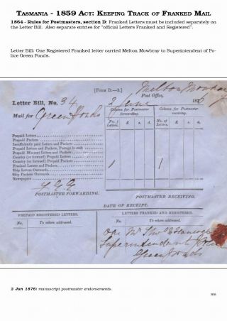 AUSTRALISCHE BERECHTIGTE POST 1830-1920 – Blatt 25