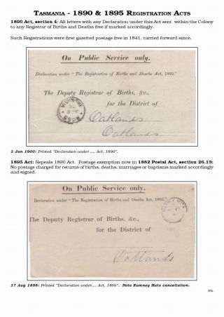 AUSTRALISCHE BERECHTIGTE POST 1830-1920 – Blatt 31