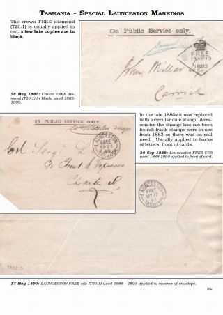 AUSTRALISCHE BERECHTIGTE POST 1830-1920 – Blatt 32