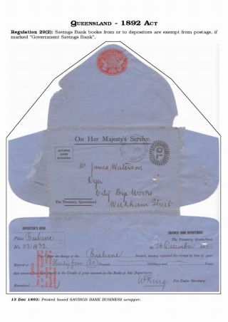 AUSTRALIAN PRIVILEGED MAIL 1830s TO 1920s – sheet 48