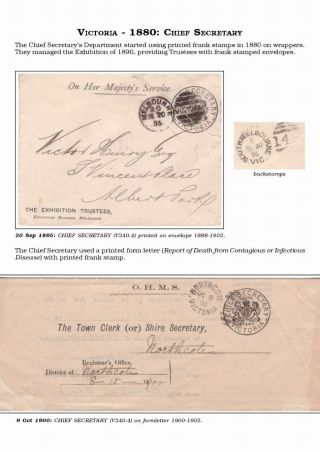 AUSTRALISCHE BERECHTIGTE POST 1830-1920 – Blatt 67