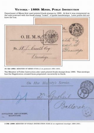 AUSTRALISCHE BERECHTIGTE POST 1830-1920 – Blatt 70