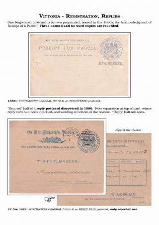 AUSTRALISCHE BERECHTIGTE POST 1830-1920 – Blatt 74