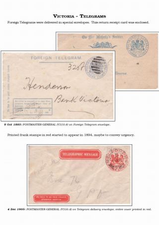 AUSTRALISCHE BERECHTIGTE POST 1830-1920 – Blatt 75